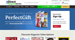Desktop Screenshot of directmagazineservice.com