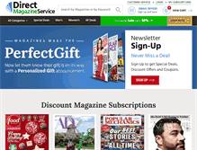 Tablet Screenshot of directmagazineservice.com